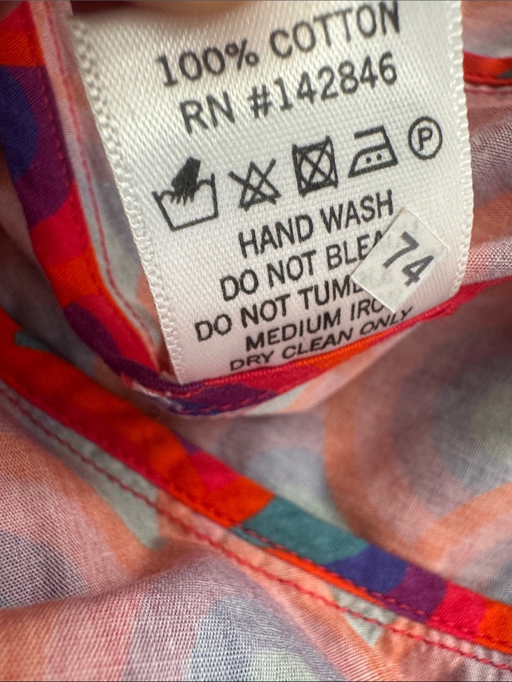 Rhode Ryan Dress in Retro Rainbow M - Picture 6 of 6